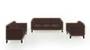 Lewis Sofa (Dark Earth, Fabric Sofa Material, Regular Sofa Size, Soft Cushion Type, Regular Sofa Type, Master Sofa Component) by Urban Ladder - - 183932