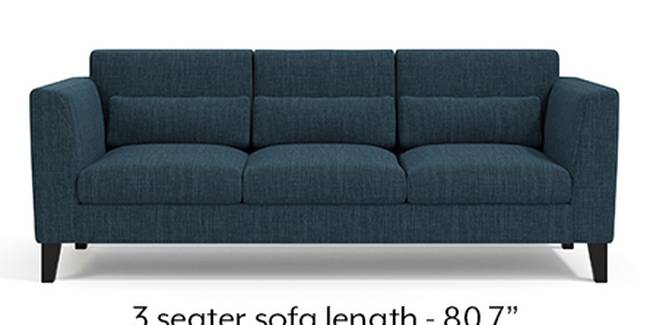 Lewis Sofa (Indigo Blue, Fabric Sofa Material, Regular Sofa Size, Soft Cushion Type, Regular Sofa Type, Master Sofa Component)