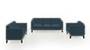 Lewis Sofa (Indigo Blue, Fabric Sofa Material, Regular Sofa Size, Soft Cushion Type, Regular Sofa Type, Master Sofa Component) by Urban Ladder - - 183982