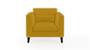 Lewis Sofa (Olive Green, Fabric Sofa Material, Regular Sofa Size, Soft Cushion Type, Regular Sofa Type, Individual 1 Seater Sofa Component) by Urban Ladder
