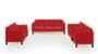 Lewis Sofa (Fabric Sofa Material, Regular Sofa Size, Soft Cushion Type, Regular Sofa Type, Master Sofa Component, Salsa Red) by Urban Ladder