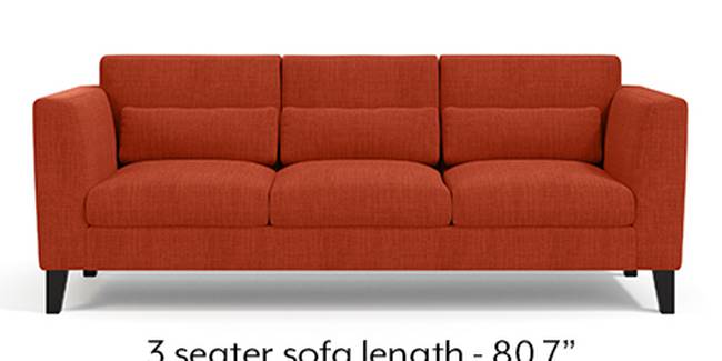 Lewis Sofa (Lava, Fabric Sofa Material, Regular Sofa Size, Soft Cushion Type, Regular Sofa Type, Master Sofa Component)