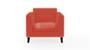 Lewis Sofa (Lava, Fabric Sofa Material, Regular Sofa Size, Soft Cushion Type, Regular Sofa Type, Individual 1 Seater Sofa Component) by Urban Ladder - - 184076