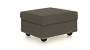 Apollo Sofa Set (Fabric Sofa Material, Regular Sofa Size, Firm Cushion Type, Regular Sofa Type, Ottoman Sofa Component, Ash Grey Velvet, Regular Back Type, Regular Back Height) by Urban Ladder - - 184181