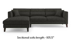 Lewis Sectional Sofa (Graphite Grey)