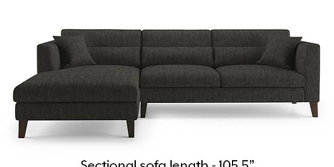 Lewis Sofa (Fabric Sofa Material, Regular Sofa Size, Soft Cushion Type, Sectional Sofa Type, Sectional Master Sofa Component, Graphite Grey)