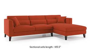 Lewis Sectional Sofa (Lava)
