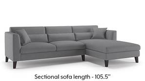 Lewis Sectional Sofa (Smoke)