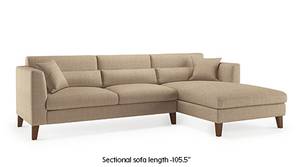 Lewis Sectional Sofa (Sandshell Beige)