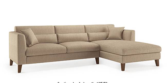 Lewis Sofa (Fabric Sofa Material, Regular Sofa Size, Soft Cushion Type, Sectional Sofa Type, Sectional Master Sofa Component, Sandshell Beige)