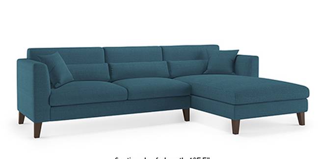 Lewis Sofa (Fabric Sofa Material, Regular Sofa Size, Soft Cushion Type, Sectional Sofa Type, Sectional Master Sofa Component, Colonial Blue)