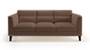 Lewis Sofa (Fabric Sofa Material, Regular Sofa Size, Firm Cushion Type, Regular Sofa Type, Individual 3 Seater Sofa Component, Daschund Brown) by Urban Ladder - - 186557