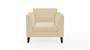 Lewis Sofa (Fabric Sofa Material, Regular Sofa Size, Firm Cushion Type, Regular Sofa Type, Individual 1 Seater Sofa Component, Birch Beige) by Urban Ladder