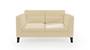 Lewis Sofa (Fabric Sofa Material, Regular Sofa Size, Firm Cushion Type, Regular Sofa Type, Individual 2 Seater Sofa Component, Birch Beige) by Urban Ladder