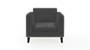 Lewis Sofa (Fabric Sofa Material, Regular Sofa Size, Firm Cushion Type, Regular Sofa Type, Individual 1 Seater Sofa Component, Pebble Grey) by Urban Ladder - - 186605