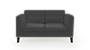 Lewis Sofa (Fabric Sofa Material, Regular Sofa Size, Firm Cushion Type, Regular Sofa Type, Individual 2 Seater Sofa Component, Pebble Grey) by Urban Ladder - - 186606