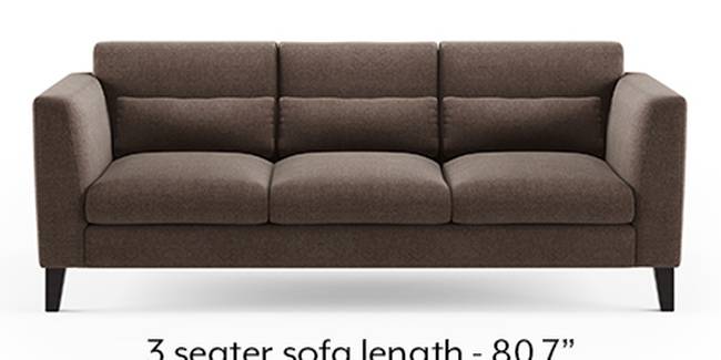 Lewis Sofa (Fabric Sofa Material, Regular Sofa Size, Soft Cushion Type, Regular Sofa Type, Master Sofa Component, Daschund Brown)