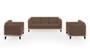 Lewis Sofa (Fabric Sofa Material, Regular Sofa Size, Soft Cushion Type, Regular Sofa Type, Master Sofa Component, Daschund Brown) by Urban Ladder - - 186709