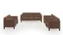 Lewis Sofa (Fabric Sofa Material, Regular Sofa Size, Soft Cushion Type, Regular Sofa Type, Master Sofa Component, Daschund Brown) by Urban Ladder - - 186712