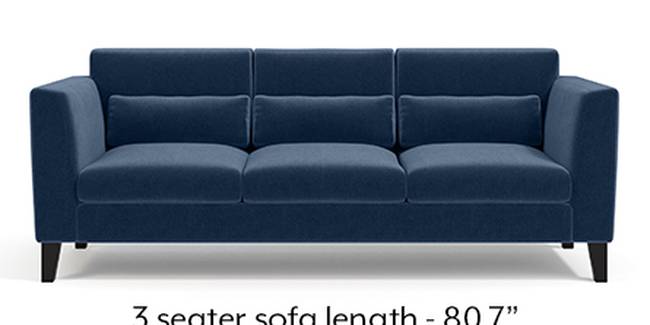 Lewis Sofa (Fabric Sofa Material, Regular Sofa Size, Soft Cushion Type, Regular Sofa Type, Master Sofa Component, Lapis Blue)