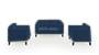 Lewis Sofa (Fabric Sofa Material, Regular Sofa Size, Soft Cushion Type, Regular Sofa Type, Master Sofa Component, Lapis Blue) by Urban Ladder - - 186784