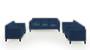 Lewis Sofa (Fabric Sofa Material, Regular Sofa Size, Soft Cushion Type, Regular Sofa Type, Master Sofa Component, Lapis Blue) by Urban Ladder - - 186791