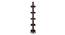 Austen Bookshelf/Display Unit (45-book capacity) (Mahogany Finish) by Urban Ladder - Design 1 Side View - 186934