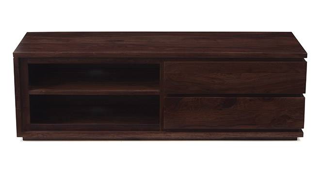 Vector TV Unit (Mahogany Finish) by Urban Ladder - Front View Design 1 - 187012