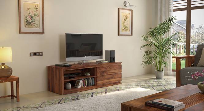 Vector TV Unit (Teak Finish) by Urban Ladder - Design 1 Full View - 187033