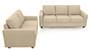 Apollo Sofa Set (Fabric Sofa Material, Compact Sofa Size, Firm Cushion Type, Regular Sofa Type, Master Sofa Component, Birch Beige) by Urban Ladder
