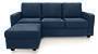 Apollo Sofa Set (Fabric Sofa Material, Compact Sofa Size, Firm Cushion Type, Regular Sofa Type, Master Sofa Component, Lapis Blue, Regular Back Type, Regular Back Height) by Urban Ladder - - 187338