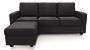 Apollo Sofa Set (Fabric Sofa Material, Compact Sofa Size, Firm Cushion Type, Regular Sofa Type, Master Sofa Component, Pebble Grey, Regular Back Type, Regular Back Height) by Urban Ladder - - 187369