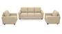 Apollo Sofa Set (Fabric Sofa Material, Regular Sofa Size, Soft Cushion Type, Regular Sofa Type, Master Sofa Component, Birch Beige) by Urban Ladder