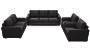 Apollo Sofa Set (Fabric Sofa Material, Regular Sofa Size, Soft Cushion Type, Regular Sofa Type, Master Sofa Component, Pebble Grey, Regular Back Type, Regular Back Height) by Urban Ladder - - 187913