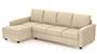 Apollo Sofa Set (Fabric Sofa Material, Regular Sofa Size, Soft Cushion Type, Sectional Sofa Type, Sectional Master Sofa Component, Birch Beige) by Urban Ladder