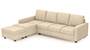 Apollo Sofa Set (Fabric Sofa Material, Regular Sofa Size, Soft Cushion Type, Sectional Sofa Type, Sectional Master Sofa Component, Birch Beige) by Urban Ladder