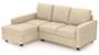 Apollo Sofa Set (Fabric Sofa Material, Regular Sofa Size, Soft Cushion Type, Sectional Sofa Type, Sectional Master Sofa Component, Birch Beige) by Urban Ladder