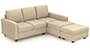 Apollo Sofa Set (Fabric Sofa Material, Regular Sofa Size, Soft Cushion Type, Sectional Sofa Type, Sectional Master Sofa Component, Birch Beige) by Urban Ladder