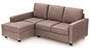 Apollo Sofa Set (Fabric Sofa Material, Regular Sofa Size, Soft Cushion Type, Sectional Sofa Type, Sectional Master Sofa Component, Daschund Brown, Regular Back Type, Regular Back Height) by Urban Ladder - - 188265