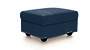 Apollo Sofa Set (Fabric Sofa Material, Regular Sofa Size, Soft Cushion Type, Regular Sofa Type, Ottoman Sofa Component, Lapis Blue, Regular Back Type, Regular Back Height) by Urban Ladder - - 188313