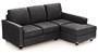 Apollo Sofa Set (Fabric Sofa Material, Regular Sofa Size, Soft Cushion Type, Sectional Sofa Type, Sectional Master Sofa Component, Pebble Grey, Regular Back Type, Regular Back Height) by Urban Ladder - - 188342