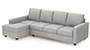 Apollo Sofa Set (Fabric Sofa Material, Regular Sofa Size, Soft Cushion Type, Sectional Sofa Type, Sectional Master Sofa Component, Vapour Grey, Regular Back Type, Regular Back Height) by Urban Ladder - - 188417