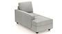 Apollo Sofa Set (Fabric Sofa Material, Regular Sofa Size, Soft Cushion Type, Sectional Sofa Type, Left Aligned Chaise Sofa Component, Vapour Grey, Regular Back Type, Regular Back Height) by Urban Ladder - - 188428