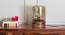 Harare Table Lamp (Light Brown Base Finish, Dark Tint Shade Colour) by Urban Ladder - Design 1 Half View - 189214