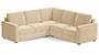 Apollo Sofa Set (Fabric Sofa Material, Regular Sofa Size, Soft Cushion Type, Corner Sofa Type, Corner Master Sofa Component, Birch Beige) by Urban Ladder