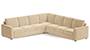 Apollo Sofa Set (Fabric Sofa Material, Regular Sofa Size, Soft Cushion Type, Corner Sofa Type, Corner Master Sofa Component, Birch Beige) by Urban Ladder