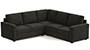 Apollo Sofa Set (Fabric Sofa Material, Regular Sofa Size, Soft Cushion Type, Corner Sofa Type, Corner Master Sofa Component, Graphite Grey, Regular Back Type, Regular Back Height) by Urban Ladder - - 190781