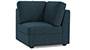 Apollo Sofa Set (Indigo Blue, Fabric Sofa Material, Regular Sofa Size, Firm Cushion Type, Corner Sofa Type, Corner Sofa Component) by Urban Ladder