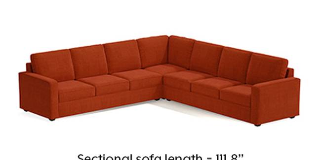 Apollo Sofa Set (Lava, Fabric Sofa Material, Regular Sofa Size, Soft Cushion Type, Corner Sofa Type, Corner Master Sofa Component, Regular Back Type, Regular Back Height)
