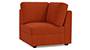 Apollo Sofa Set (Lava, Fabric Sofa Material, Regular Sofa Size, Soft Cushion Type, Corner Sofa Type, Corner Sofa Component) by Urban Ladder